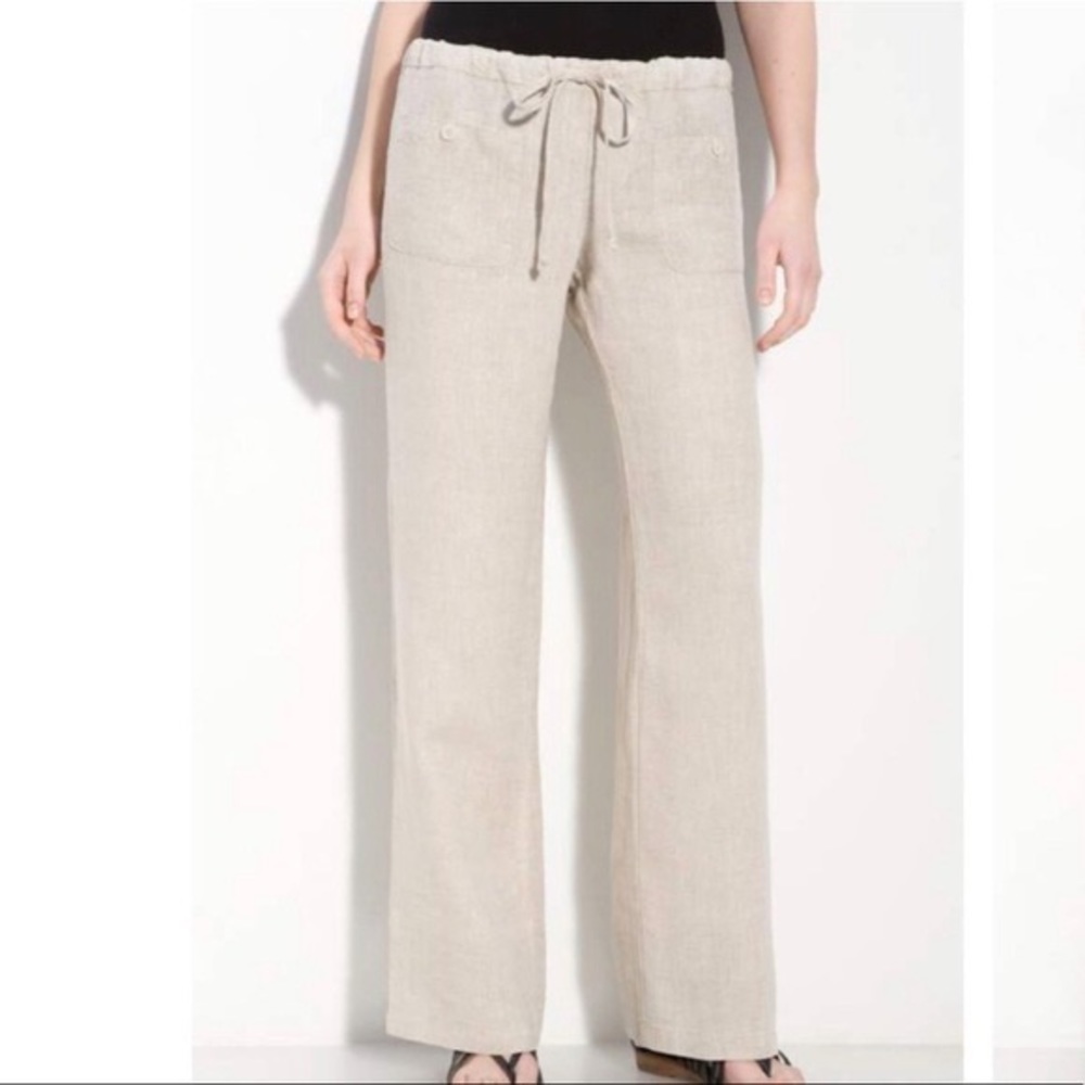 ALLEN ALLEN LINEN PANTS